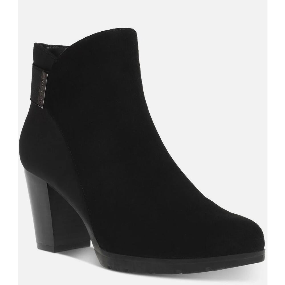 Anne Klein Women’s Rina Stacked Heel Dress Booties Black Size 9M